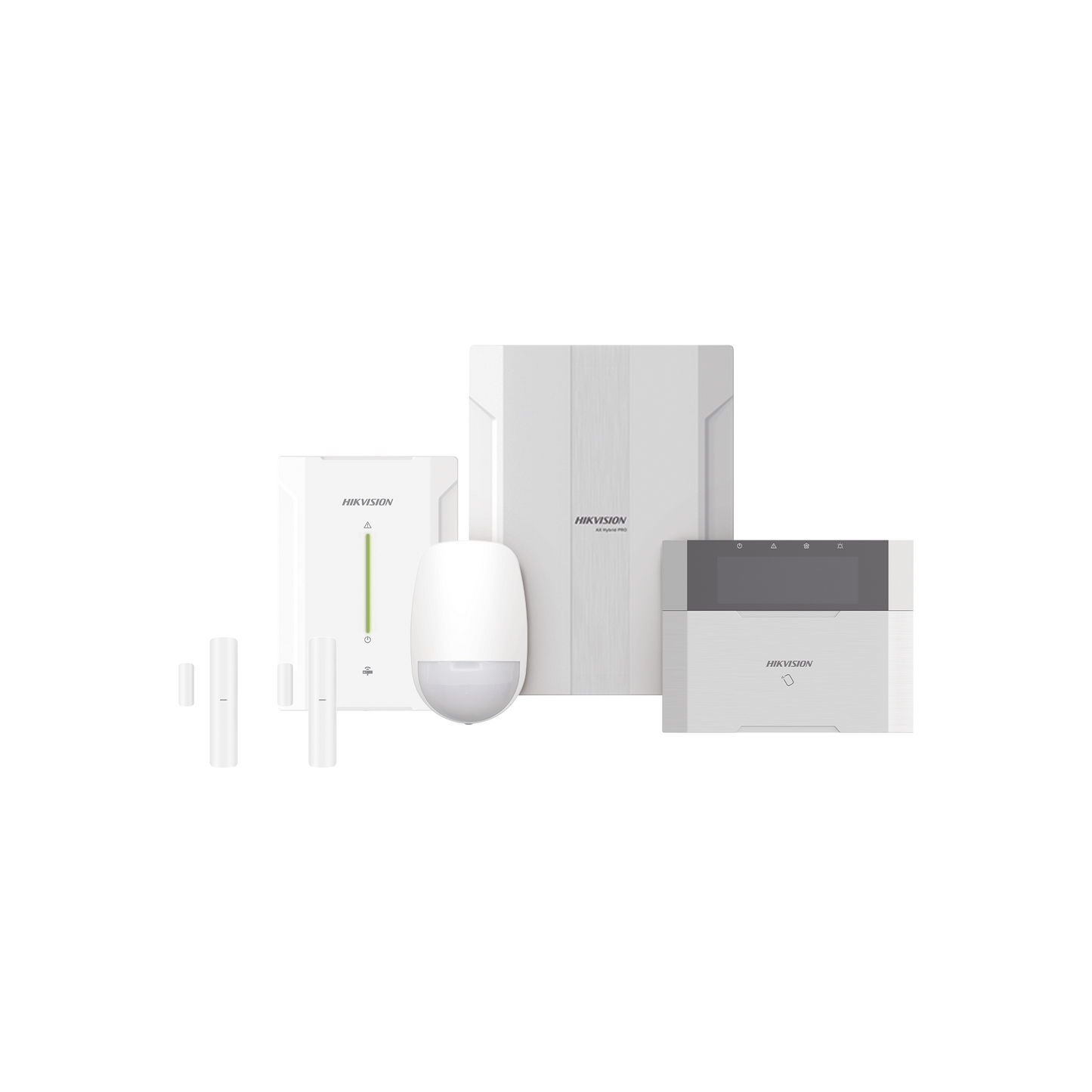 KIT Panel de Alarma HYBRID PRO / 1 Panel Híbrido / 1 Teclado LCD / 2 Contactos Magnéticos Inalámbricos / 1 PIR Inalámbrico