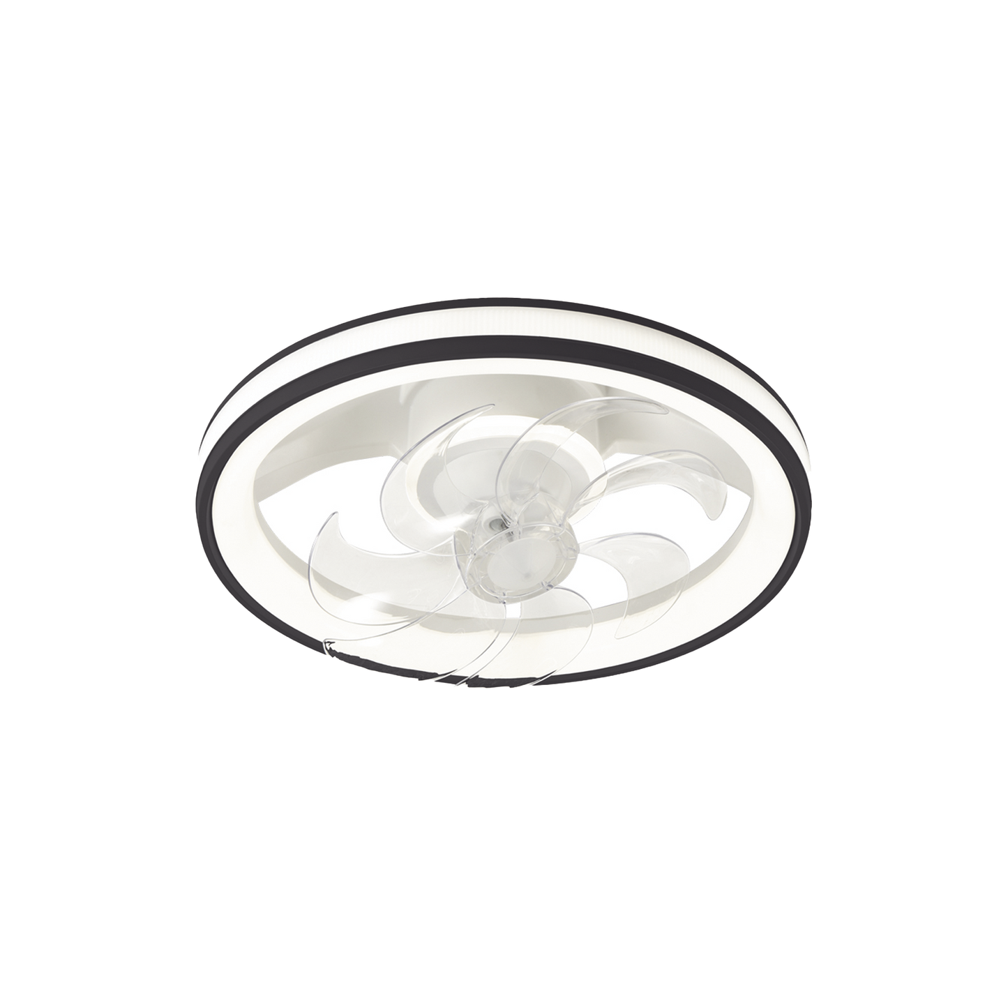 Ventilador de Techo con Luminario LED de 110 V CA 50/60 Hz / 88 W /4500 Lm / 6500 - 4 000 - 2 700 K /3 Tonos de Luz / 501 mm / 6 Velocidades / Dimeable.