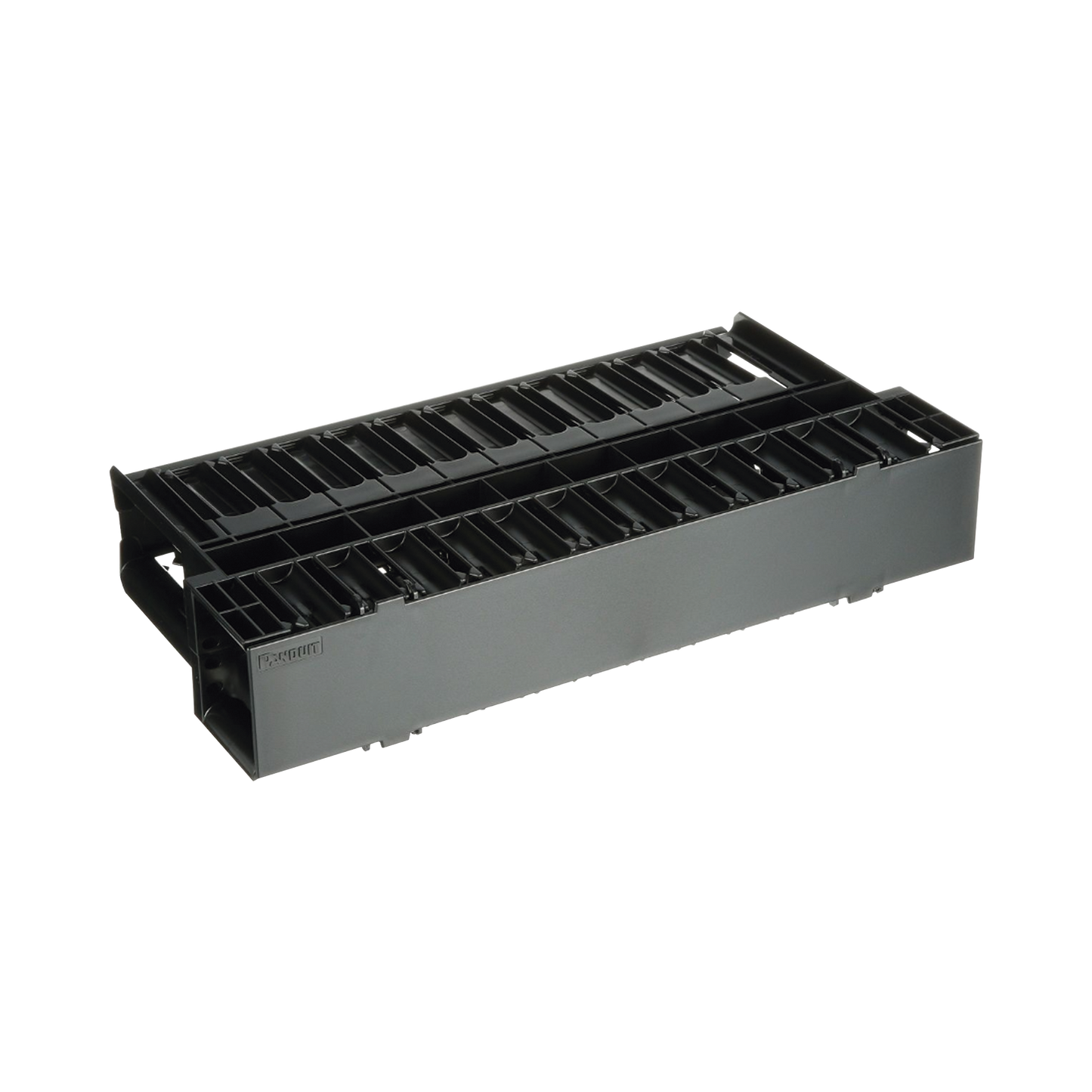 Organizador de Cables Horizontal NetManager, Doble (Frontal y Posterior), Para Rack de 19in, 2UR