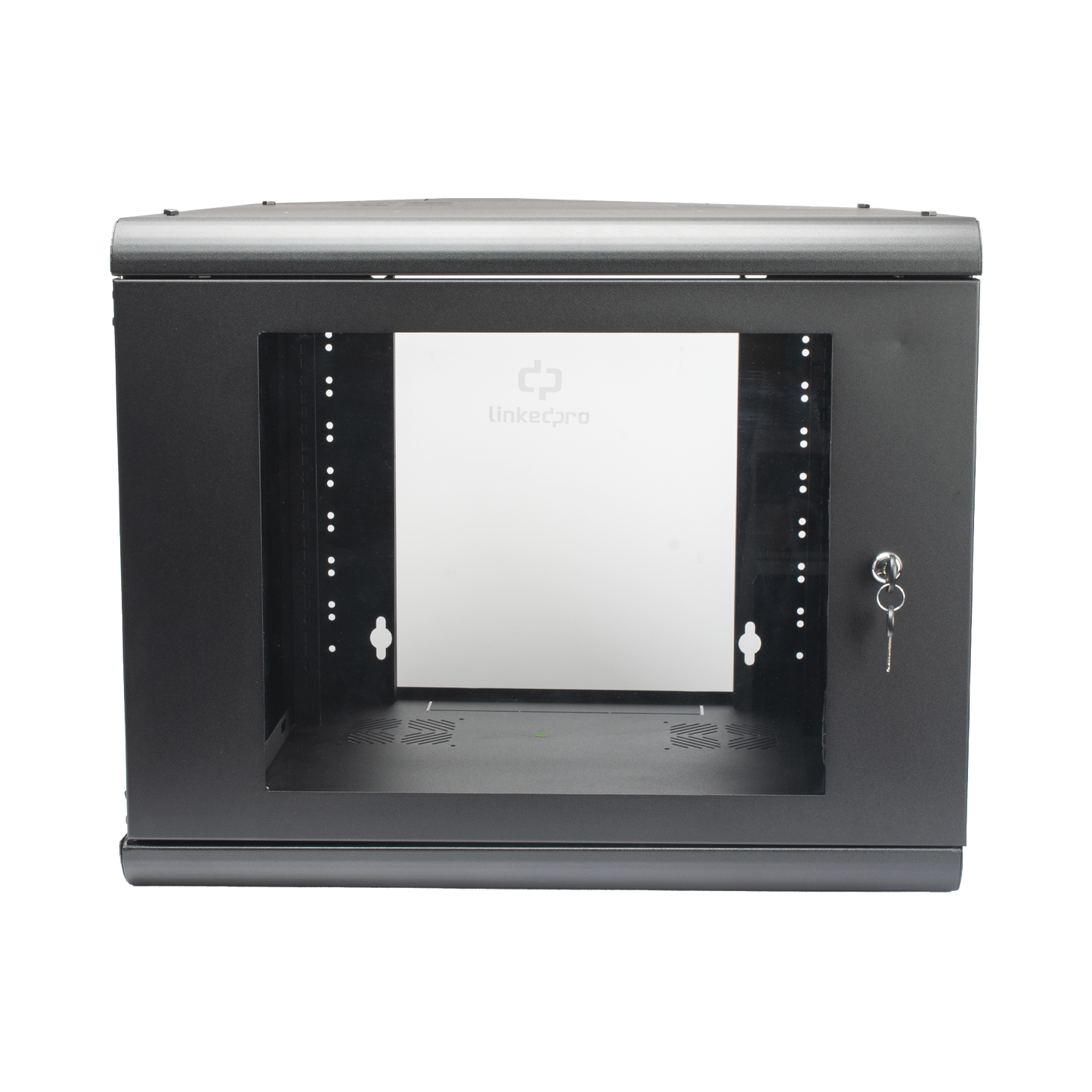 Gabinete de Pared 9U de 635 mm de Profundidad, Rack de 19'' en Acero Reforzado: Compacto y Resistente para Soluciones Profesionales