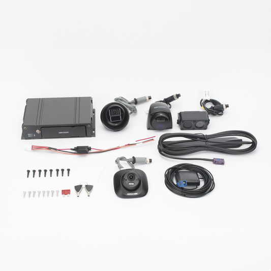 Kit DVR Móvil 4G / 2 Cámaras Interior + 2 Cámaras Exterior