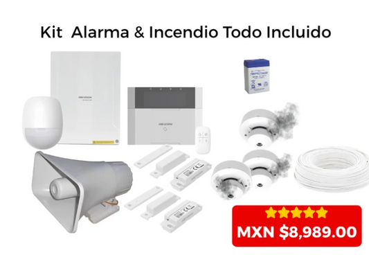 Paquete Alarma Todo Incluido Residencial y Pymes Con plan Monitoreo