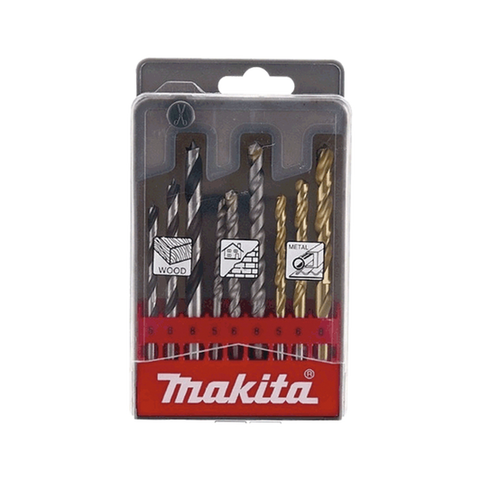 Juego con 9 piezas de brocas