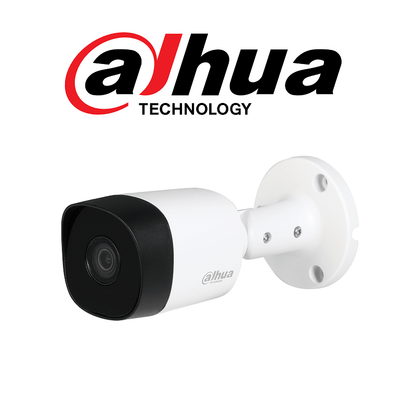 DAHUA KITXVR1B08- I+8-B2A21- Kit de 8 Canales, DVR Cooper-I WizSense con IA y H.265+, 8 cámaras B2A21 de 1080p metálicas