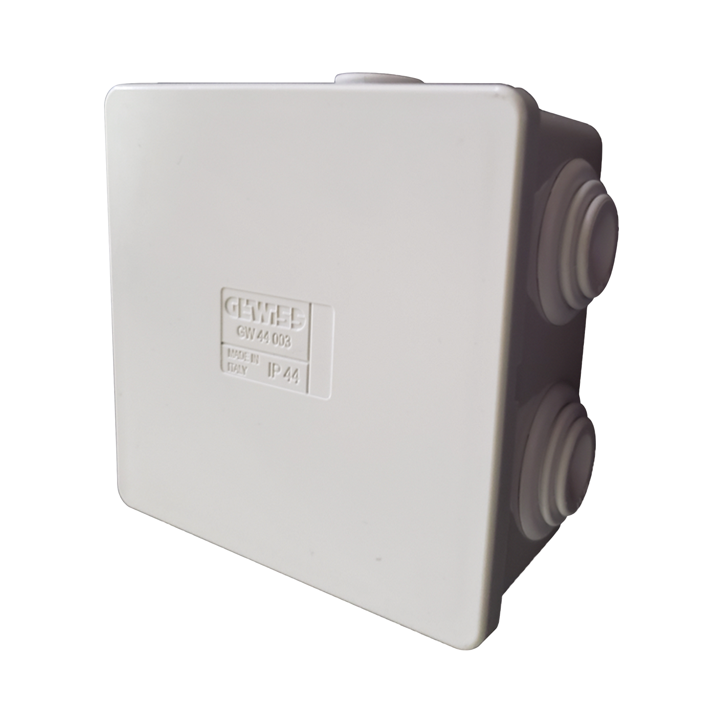 Caja de derivación de PVC Autoextinguible con 6 entradas,