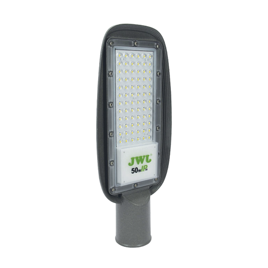 Luminaria LED con Fotocelda 150 W/ 100 - 265 V CA ~50/60 Hz / Color Blanco/ Dimensiones 525 x 215 x 78 mm / Ángulo de Luz 135°.
