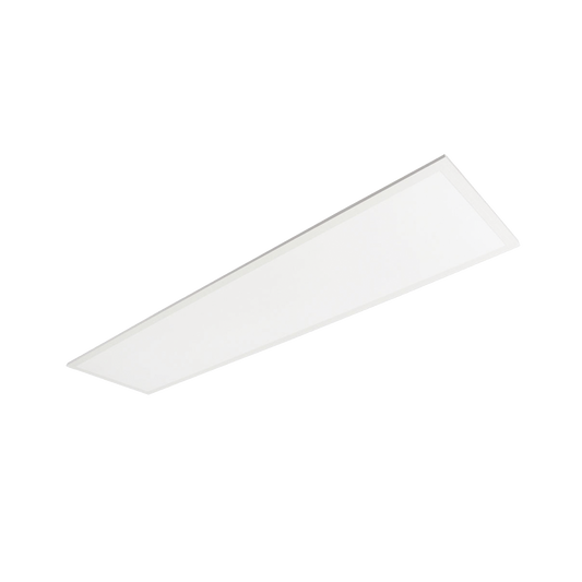 Panel LED Rectangular Empotrado o Suspendido /1195 x 295 mm / 127 Vca~60Hz / TC 6 500 °K / Ángulo de Luz de 140°