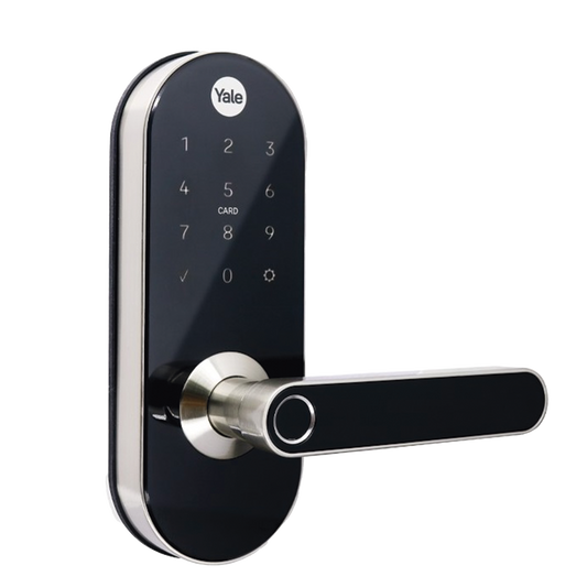 Cerradura Digital  YMC420 / con Teclado Táctil / lector de Tarjetas / Huellas /  Incluye HUB / compatible con YALE CONNECT