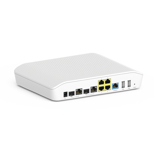 Router/Firewall SD-WAN NSE3000 / 2 puertos WAN Gigabit + 2 SFP combo / 4 puertos LAN Gigabit / Gestión Unificada de Amenazadas / Administración desde la Nube con cnMaestro / Hasta 1,000 dispositivos
