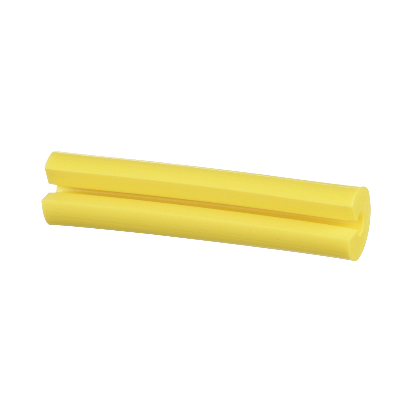 Manguito Porta Etiquetas de Identificación, Para Fibra Simplex de 2 mm, 1 in de Largo, Color Amarillo, Paquete de 100pz