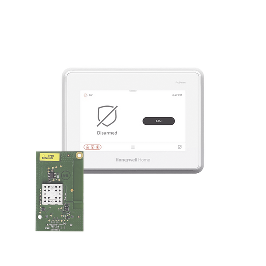 Sistema de Alarma con Pantalla Touch de 7" Compatible con sensores Inalambricos DSC, Bosh, 2GIG,ITI y Serie 5800 agregando el modulo PROTAKEOVER