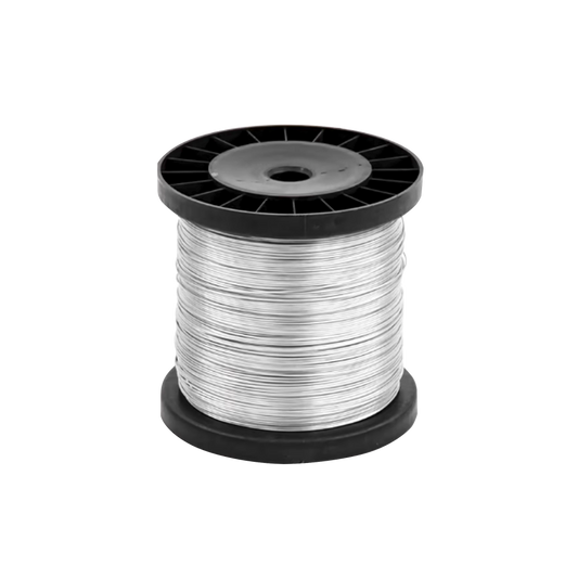 Bobina de 500 Metros / Alambre de Aluminio Reforzado / 16 AWG / Para Intemperie / Ideal para Cercas Electrificadas.